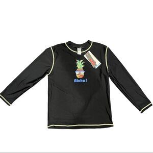 Aloha! Black Long Sleeve Shirt
